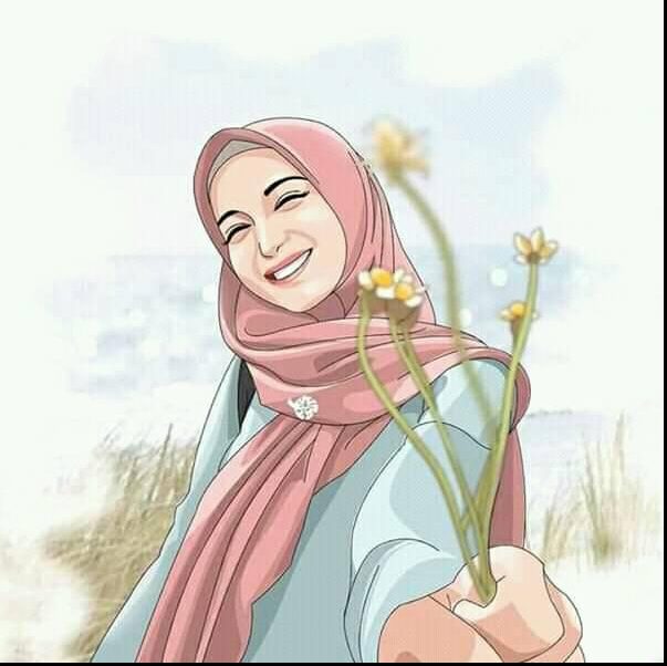 Gambar Kartun Muslimah Cantik dan Imut