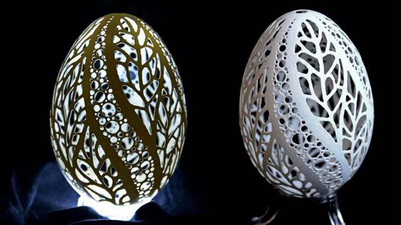 Cara Membuat Bola Lampu dari Cangkang Telur