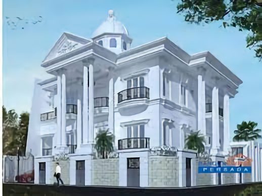 Contoh Desain Rumah Klasik Indonesia 2 Lantai